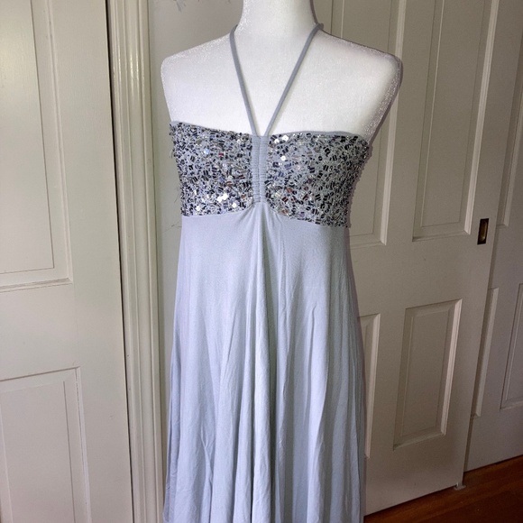 Boston Proper Grey SKIRT with Embellishments - Picture 10 of 13